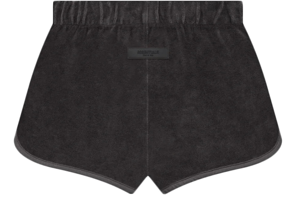 Essentials Women Velour Shorts Iron