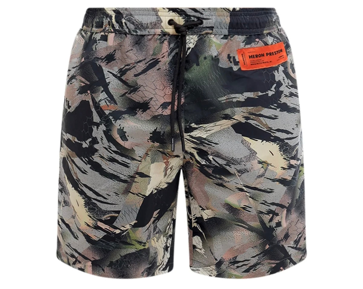 Heron Preston Camo Swim Short