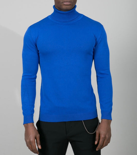 Blue Royal Turtle Neck