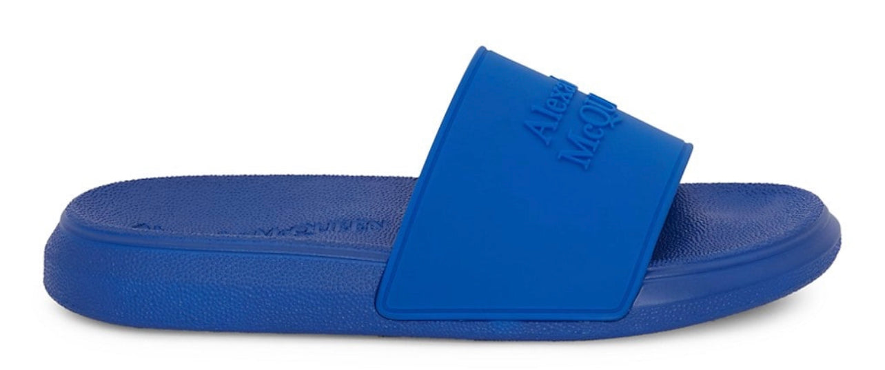 Alexander McQueen Blue Slides