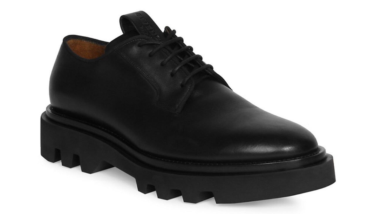 Givenchy Combat Derby Leather Shoes