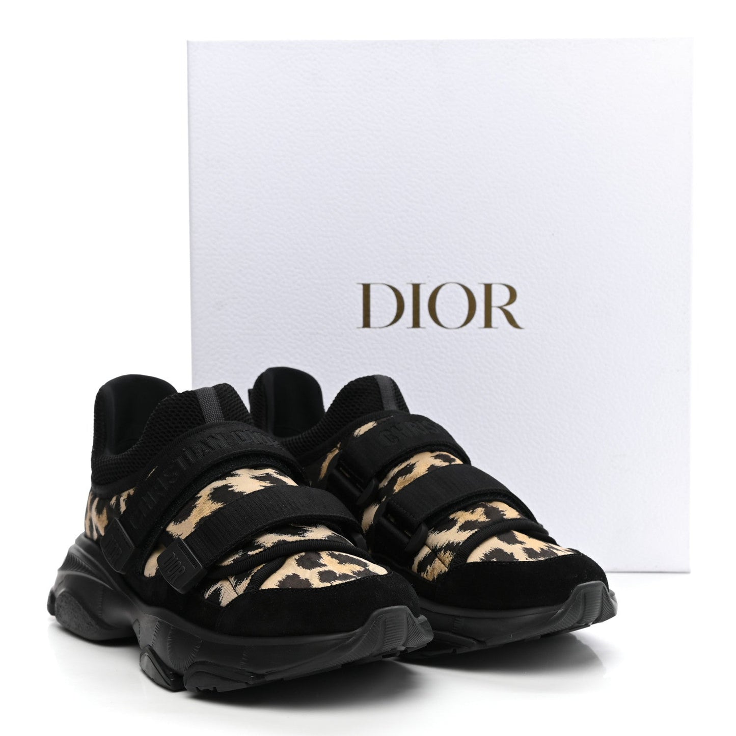 Dior Leopard D-Wander Sneaker