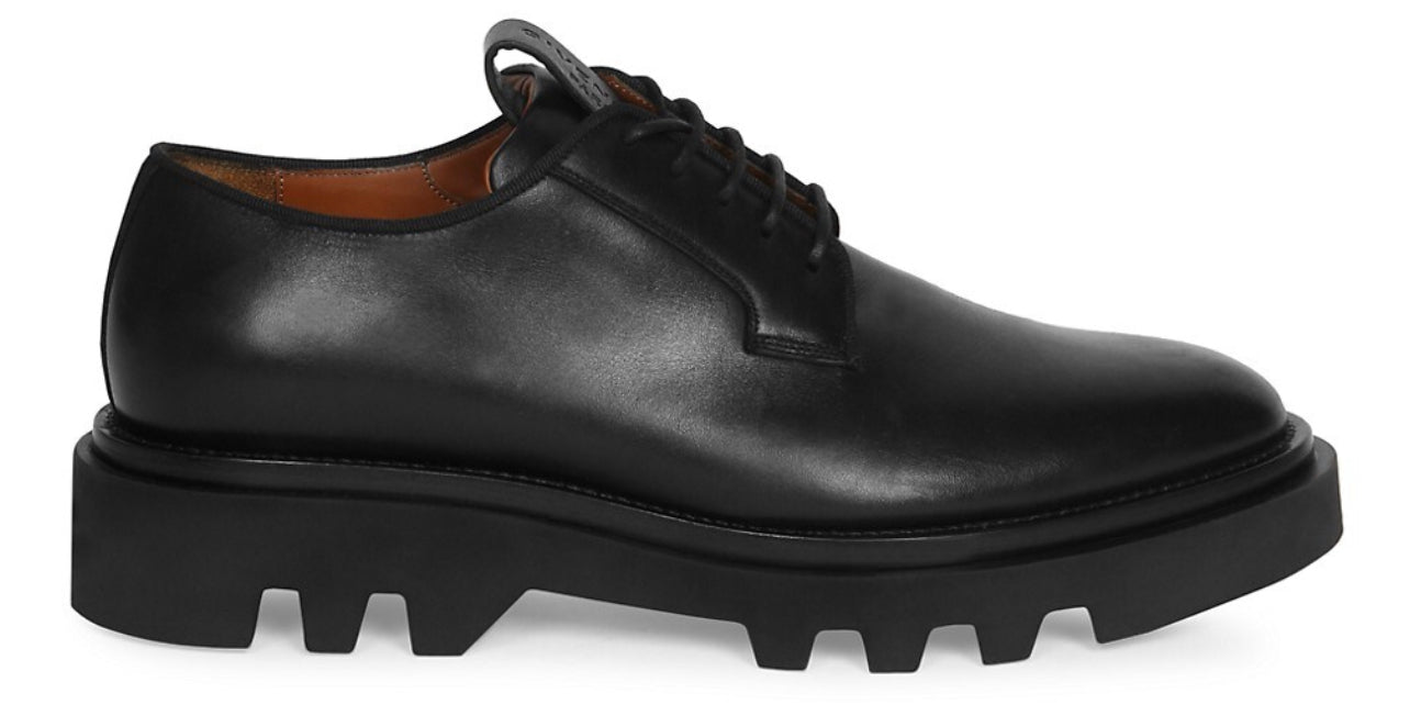 Givenchy Combat Derby Leather Shoes