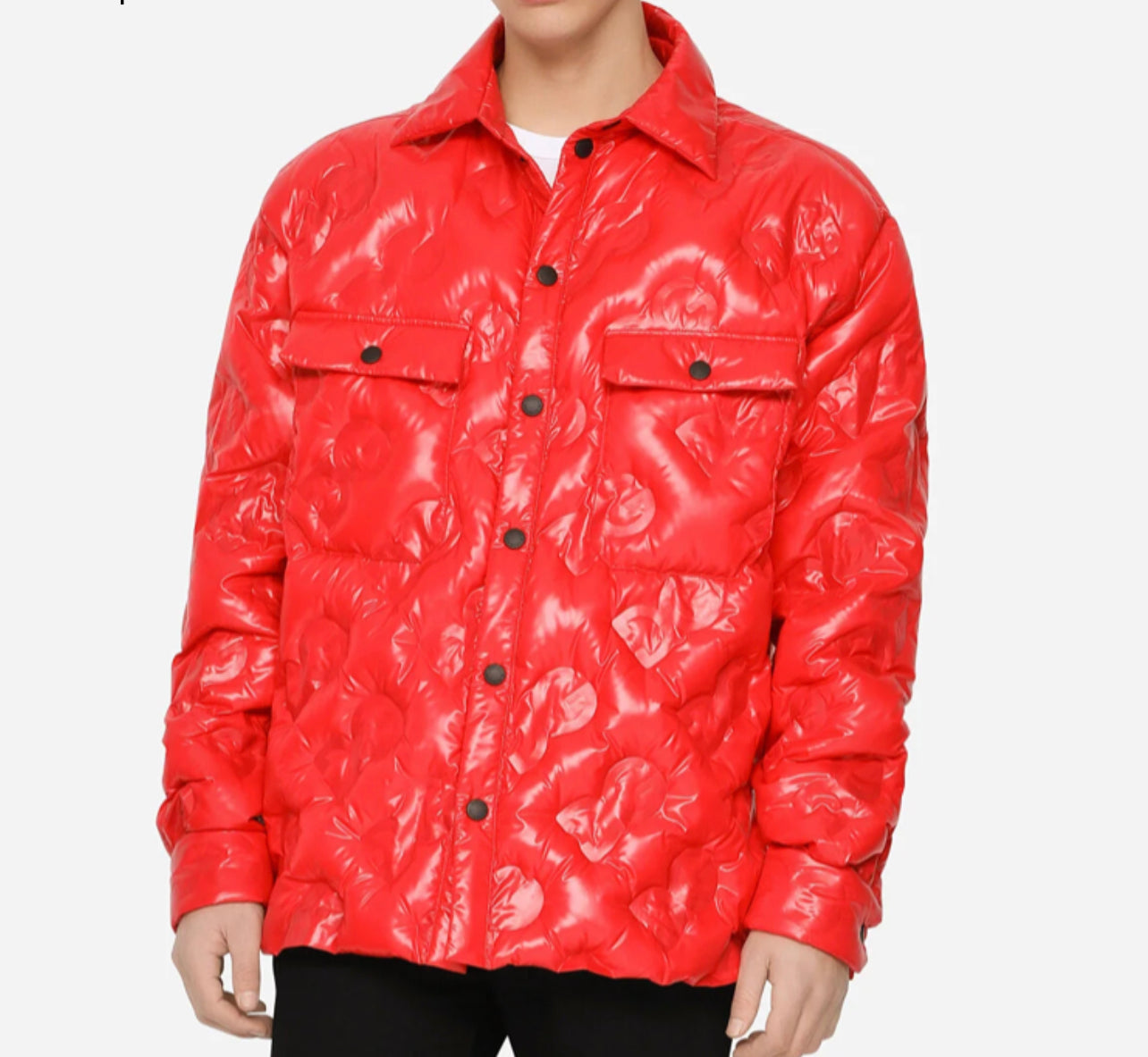 Dolce & Gabbana Padded Red Jacket