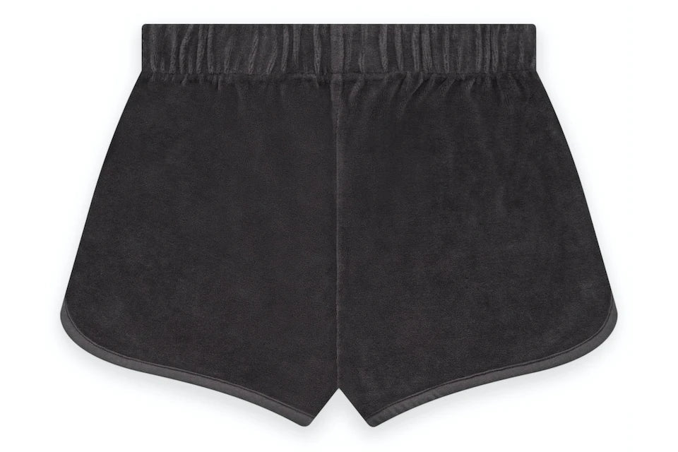 Essentials Women Velour Shorts Iron