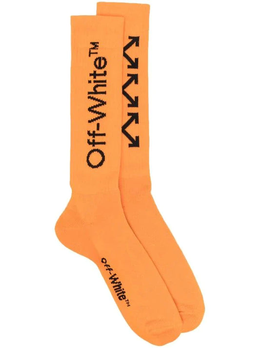 Off White Socks Orange